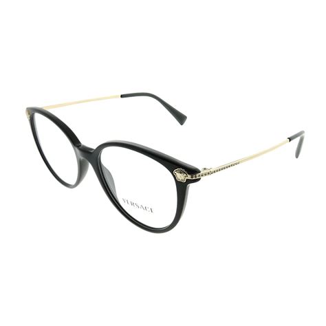 versace round eyeglasses